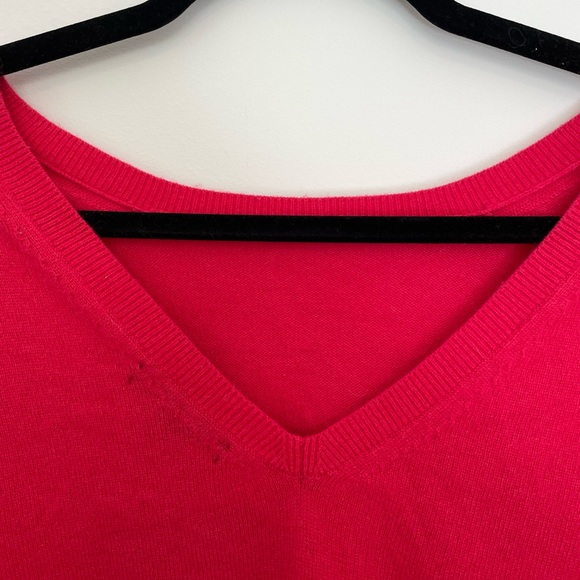 Banana Republic Red Wool/Cashmere blend sweater - Picture 3 of 5